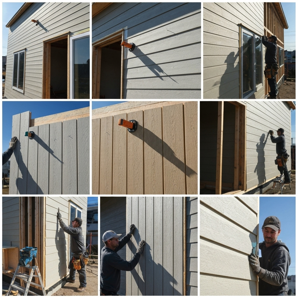 Fiber cement siding installation by YICN professionals